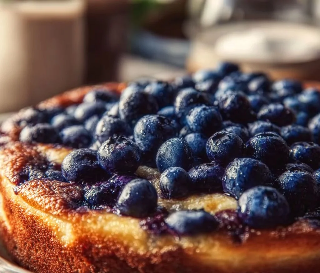 Baked Blueberry Cottage Cheese Bowls