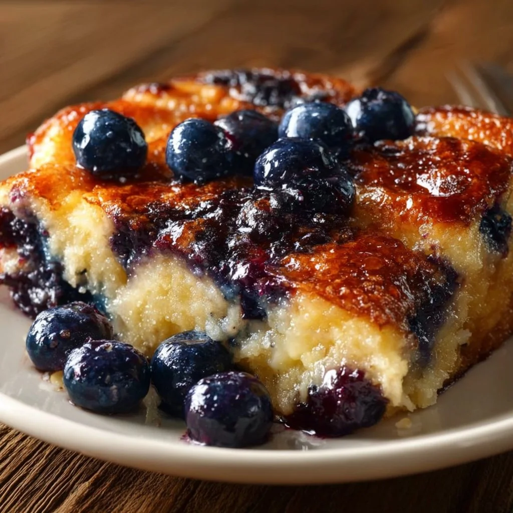 Blueberry Buttermilk Pancake Casserole