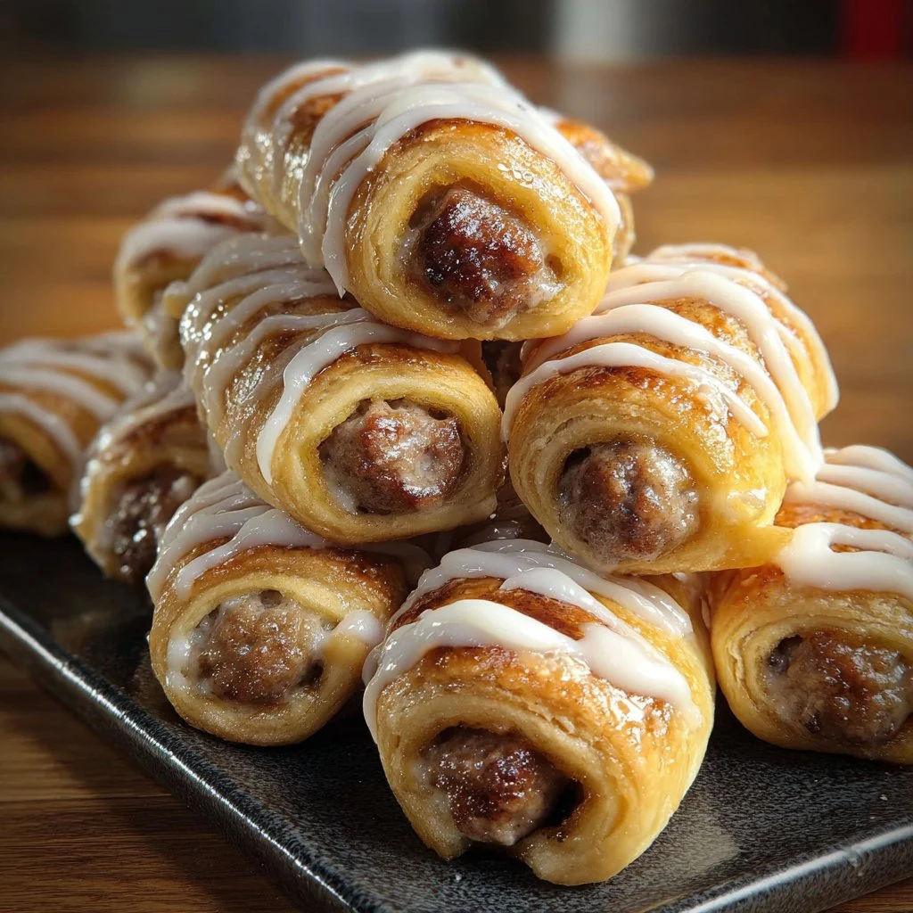 Breakfast Pigs in Cinnamon Rolls