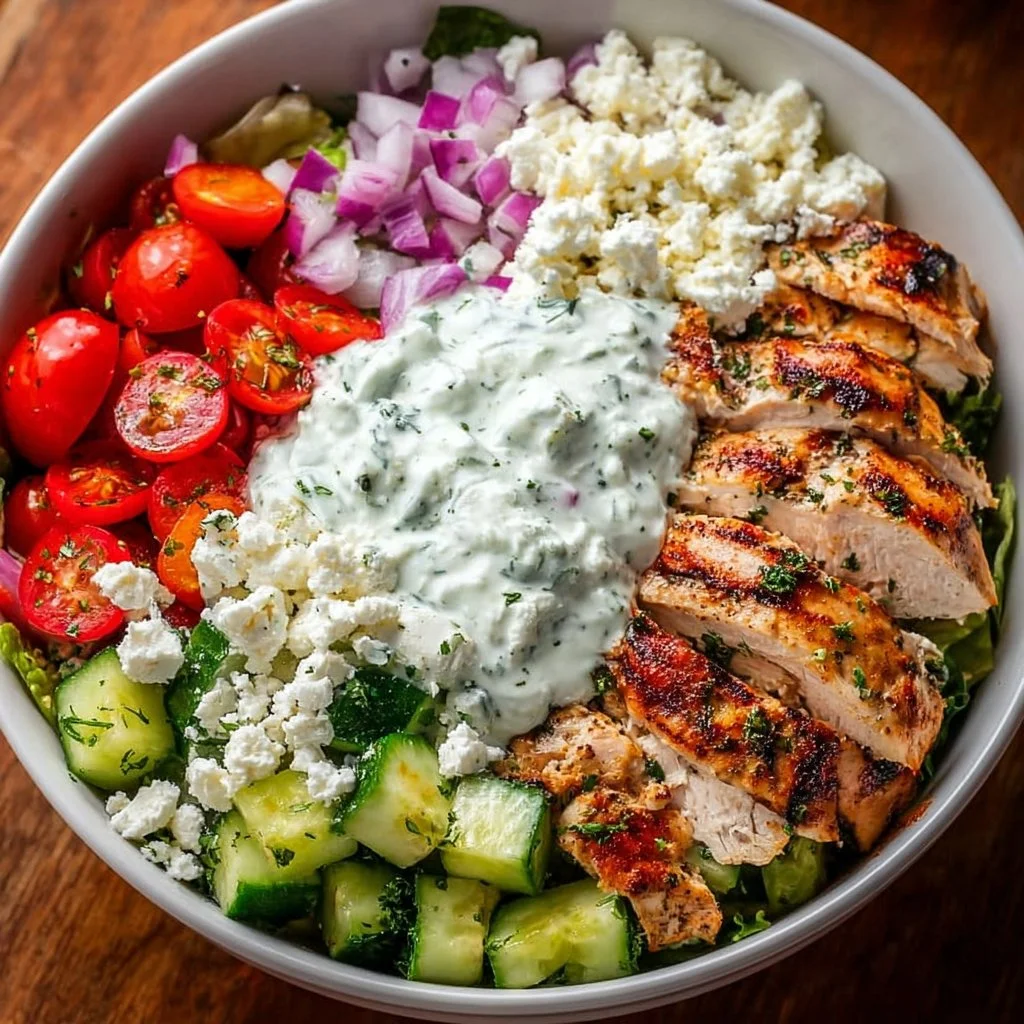 Greek Chicken Bowls