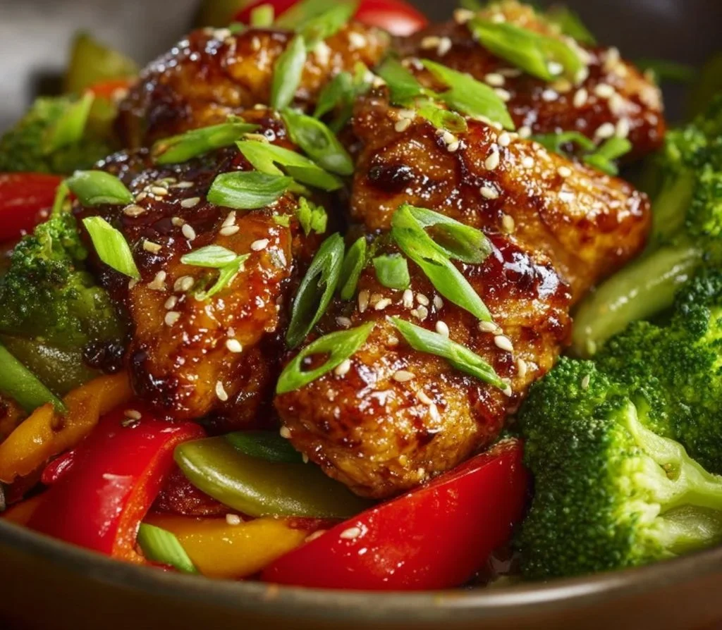 Healthy Sticky Chicken Bowls
