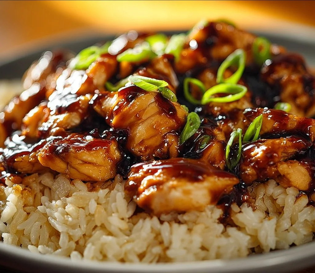 Honey BBQ Chicken Rice