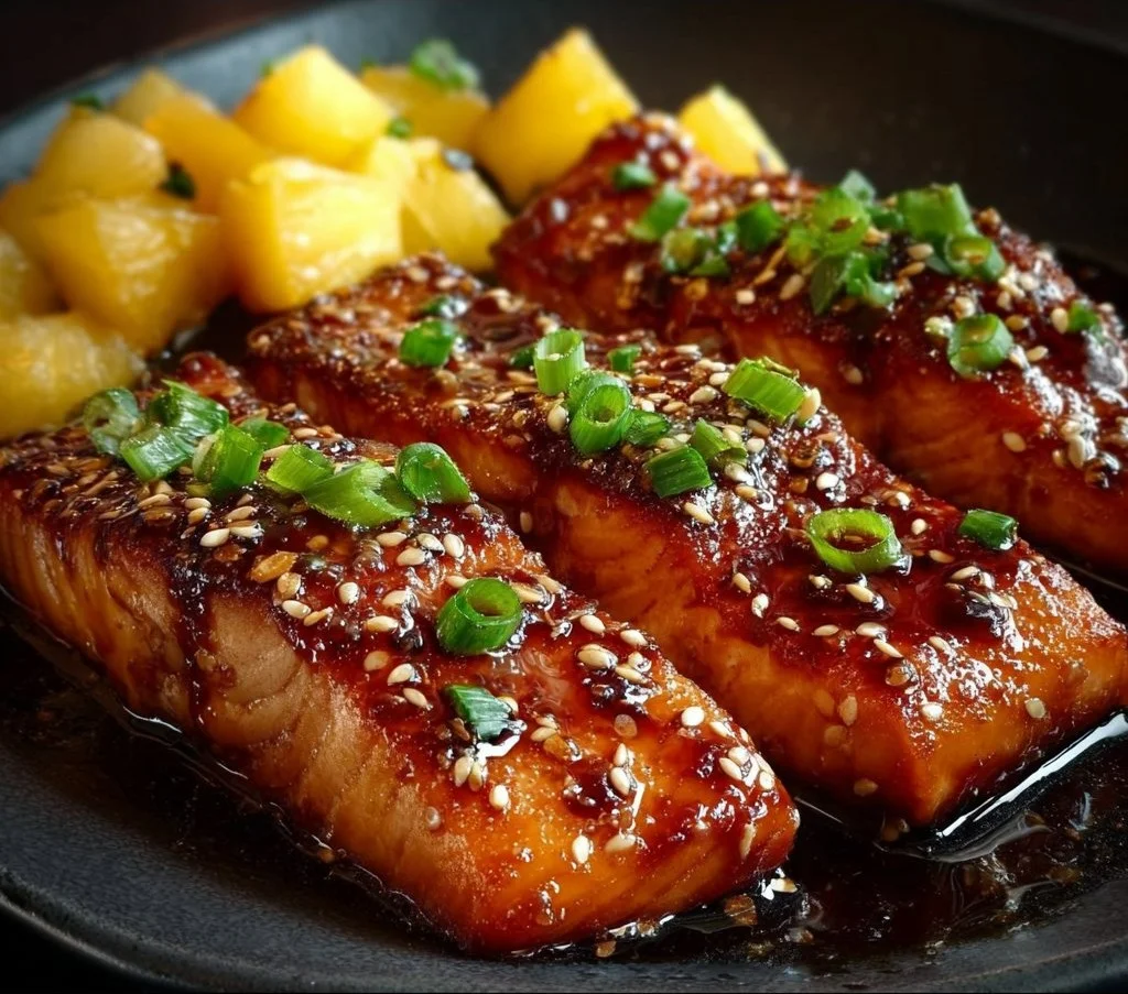 Pineapple Glazed Salmon