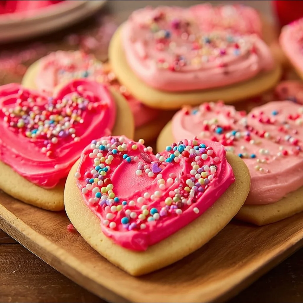 Quick Valentine’s Day Lofthouse Cookies